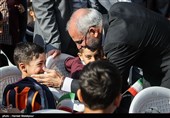 محسن حاجی میرزایی وزیر آموزش و پرورش در جشن شکوفه‌ها - دبستان تشیع نازی‌آباد