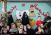 جشن شکوفه‌ها در دبستان تشیع نازی‌آباد