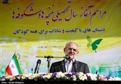 سخنرانی محسن حاجی میرزایی وزیر آموزش و پرورش در جشن شکوفه‌ها - دبستان تشیع نازی‌آباد