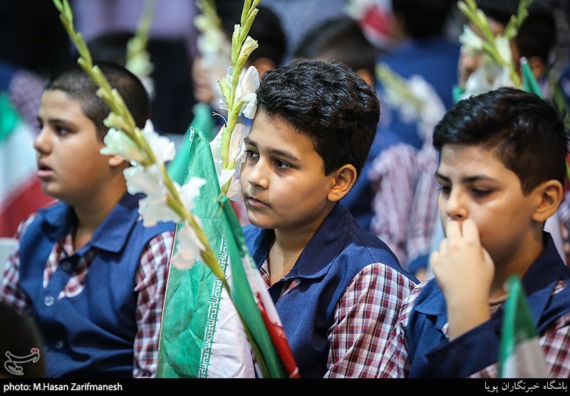 مراسم زنگ دانش آموز شهید