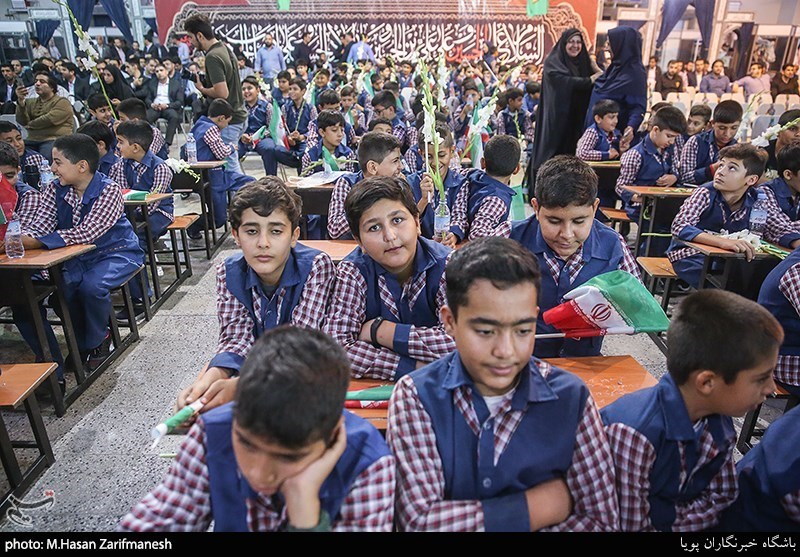 مراسم زنگ دانش آموز شهید