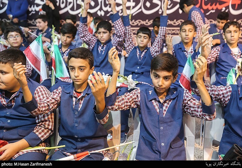 مراسم زنگ دانش آموز شهید