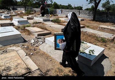 غبارروبی مزار شهدای صابئین مندایی