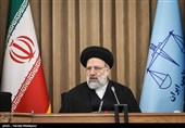 حجت‌الاسلام سیدابراهیم رئیسی رئیس قوه قضاییه در جلسه شورای دادرسی الکترونیک