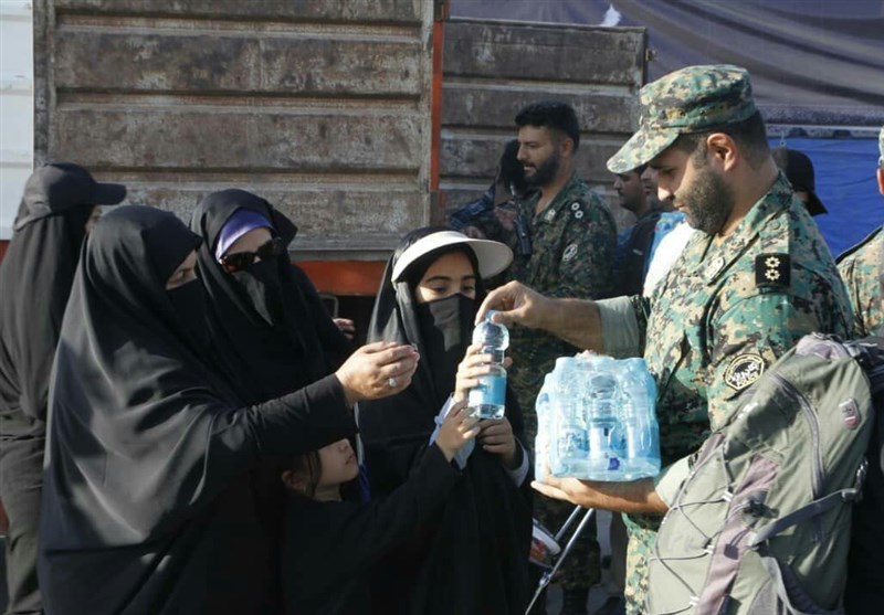 اربعین حسینی| راهپیمایی اربعین , موکب تسنیم , پلیس | ناجا | نیروی انتظامی جمهوری اسلامی ایران ,