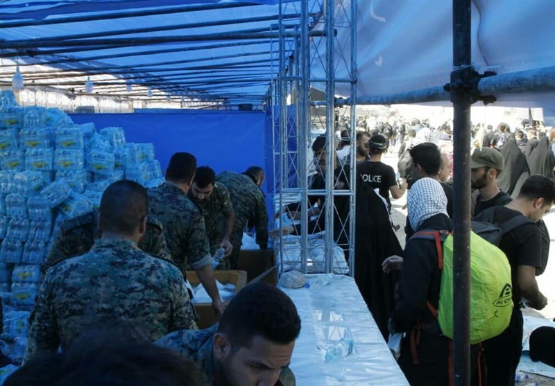 اربعین حسینی| راهپیمایی اربعین , موکب تسنیم , پلیس | ناجا | نیروی انتظامی جمهوری اسلامی ایران ,