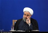  نشست خبری حجت الاسلام حسن روحانی رئیس جمهور