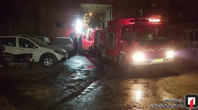 آتش‌نشانی , سازمان آتش‌نشانی تهران , آتش‌سوزی , 