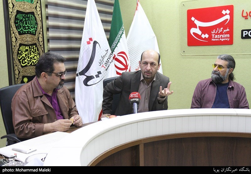 حسین پرنیا آهنگساز ،همایون حسینیان شاعر و طنزپرداز  و کامران کوهستانی خوشنویس در نشست بررسی هنر و خلاقیت در آموزش و پرورش