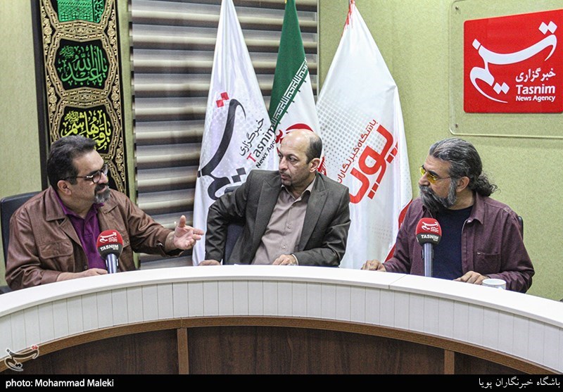 حسین پرنیا آهنگساز ،همایون حسینیان شاعر و طنزپرداز  و کامران کوهستانی خوشنویس در نشست بررسی هنر و خلاقیت در آموزش و پرورش