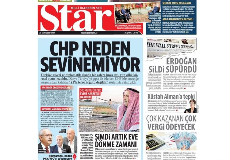 آخرین تحولات سوریه , کشور ترکیه , 