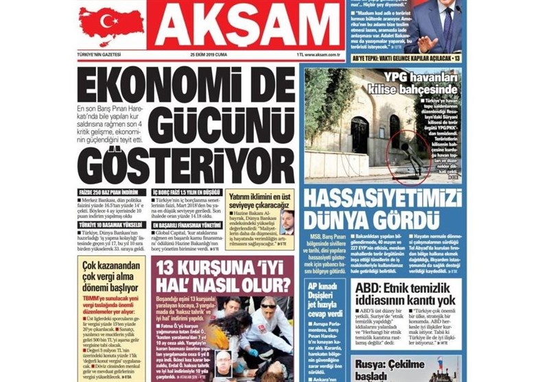 آخرین تحولات سوریه , کشور ترکیه , 