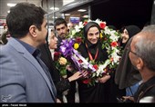 استقبال از مریم هاشمی قهرمان ووشو جهان