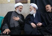 آیت الله امامی کاشانی و حجت الاسلام پناهیان در مراسم پنجمین سالگرد آیت الله مهدوی کنی