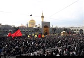 عزاداری شهادت امام رضا (ع) در حرم رضوی