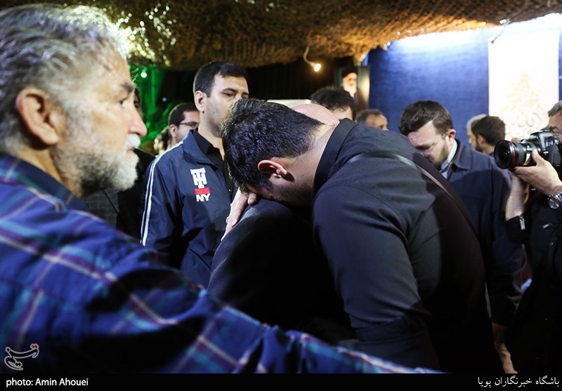 وداع با پیکر شهید مدافع حرم حامد سلطانی