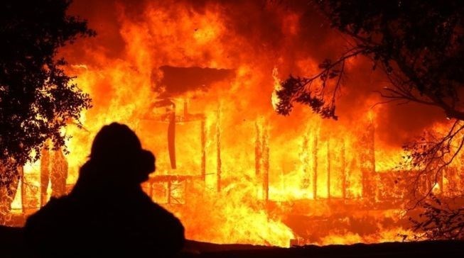 قاره آمریکا , آتش‌سوزی , 