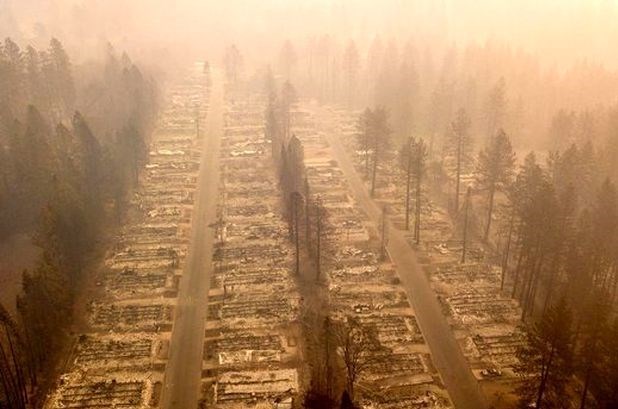 قاره آمریکا , آتش‌سوزی , 