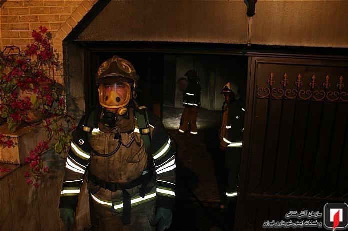 آتش‌نشانی , سازمان آتش‌نشانی تهران , آتش‌سوزی , 