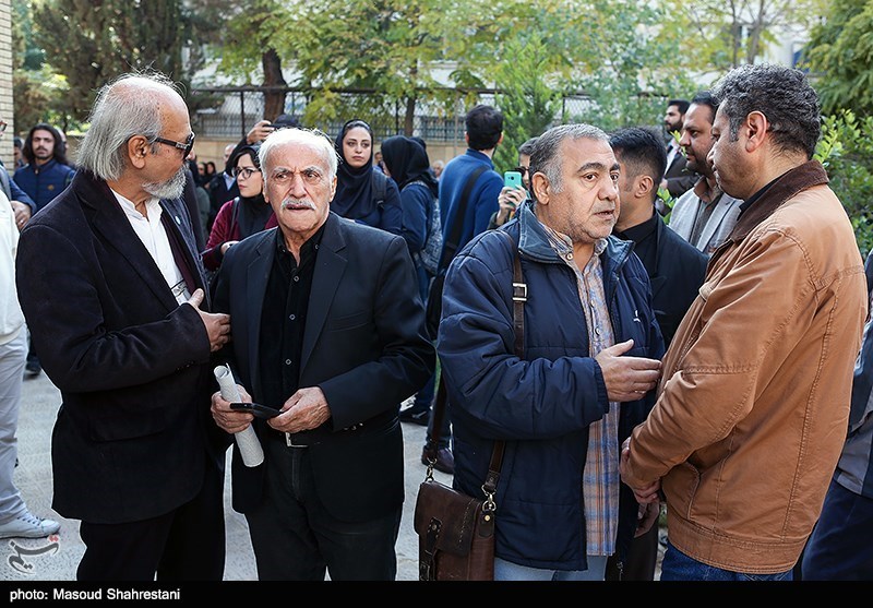 مراسم تشییع پیکر مرحوم ابراهیم‌ آبادی