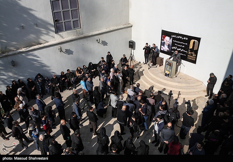 مراسم تشییع پیکر مرحوم ابراهیم‌ آبادی