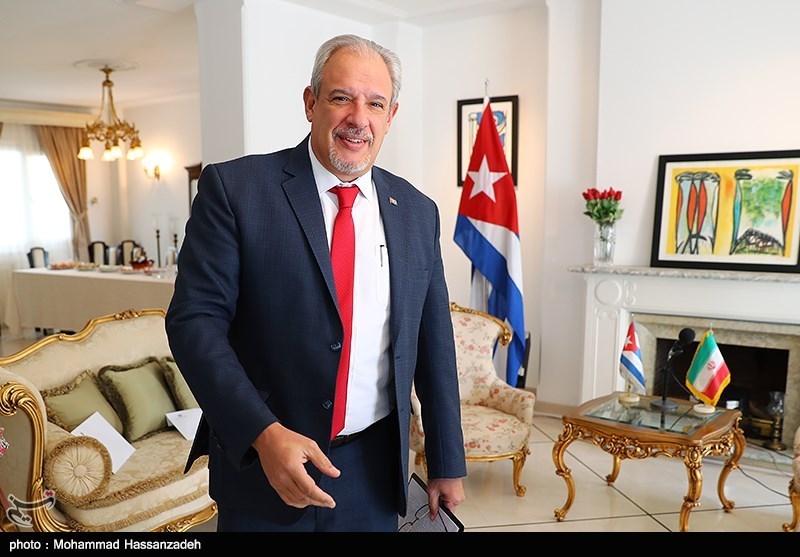 نشست خبری سفیر کوبا در تهران