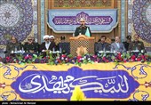 سخنرانی سرلشکر باقری رئیس ستاد کل نیروهای مسلح در صبحگاه مشترک نیروهای مسلح در مسجد مقدس جمکران