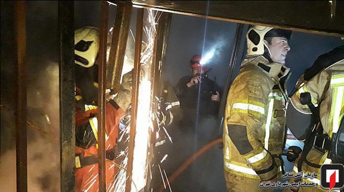 آتش‌نشانی , سازمان آتش‌نشانی تهران , آتش‌سوزی , 