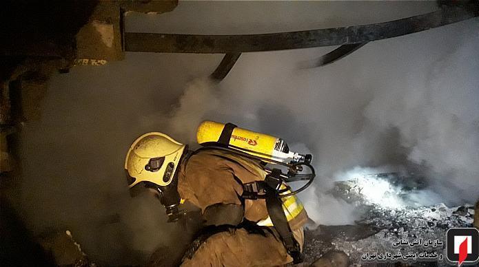 آتش‌نشانی , سازمان آتش‌نشانی تهران , آتش‌سوزی , 