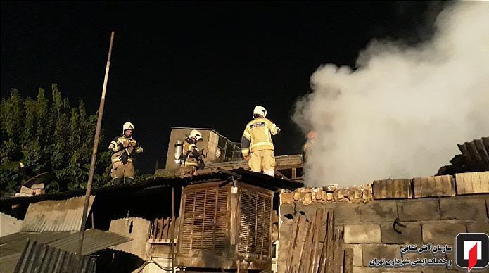 آتش‌نشانی , سازمان آتش‌نشانی تهران , آتش‌سوزی , 