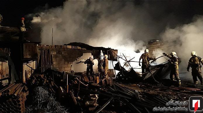 آتش‌نشانی , سازمان آتش‌نشانی تهران , آتش‌سوزی , 