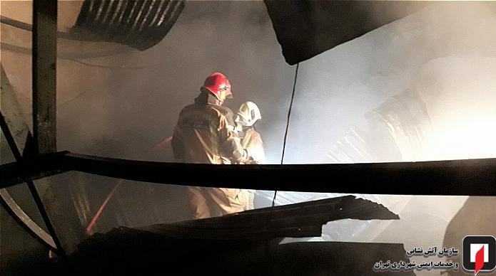 آتش‌نشانی , سازمان آتش‌نشانی تهران , آتش‌سوزی , 