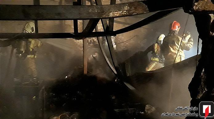 آتش‌نشانی , سازمان آتش‌نشانی تهران , آتش‌سوزی , 