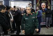 سرلشکر محمد باقری رئیس ستاد کل نیروهای مسلح در مراسم ختم سردار حاجی محمدزاده اولین مسئول دفتر سیاسی سپاه