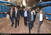 بازدید  مجید قلی زاده مدیرعامل و مدیران ارشد خبرگزاری تسنیم  از  کارخانه کاشی و سرامیک فرزاد