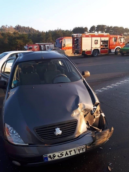 آتش‌نشانی , سازمان آتش‌نشانی تهران , حوادث جاده‌ای , 
