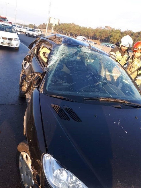 آتش‌نشانی , سازمان آتش‌نشانی تهران , حوادث جاده‌ای , 