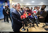 کنفرانس خبری عبدالرضا رحمانی فضلی وزیر کشور در وزارت کشور - محل ثبت‌نام داوطلبان یازدهمین دوره انتخابات مجلس شورای اسلامی