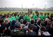 تمرین تیم فوتبال امید