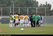 تمرین تیم فوتبال امید