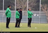 تمرین تیم فوتبال امید