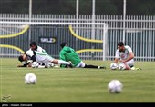 تمرین تیم فوتبال امید