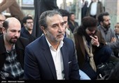 محمد دهقان عضو حقوقدان شورای نگهبان در مراسم ترحیم زهرا عبدالمحمدی خبرنگار فقید خبرگزاری فارس 