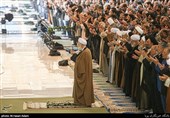اقامه نمازجمعه تهران به امامت آیت‌الله محمد امامی کاشانی امام جمعه موقت