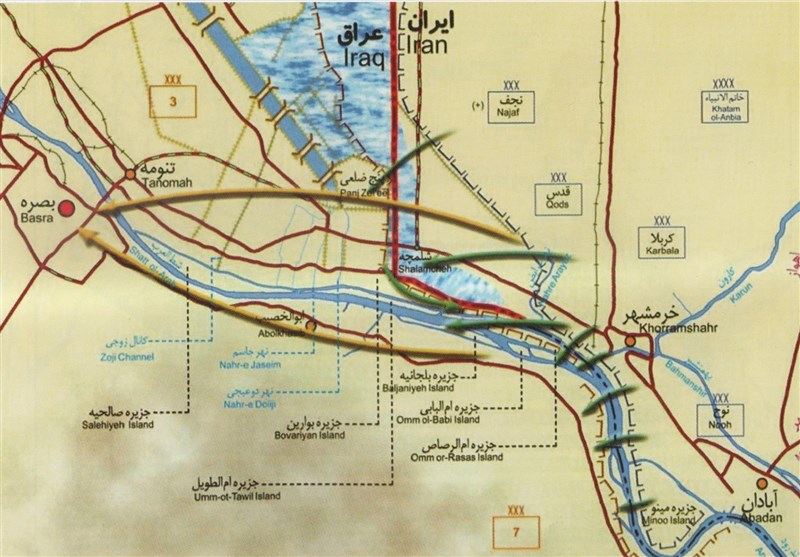 دفاع مقدس , منطقه عملیاتی اروند , منطقه عملیاتی شلمچه , شهدای دفاع مقدس , مناطق عملیاتی دفاع مقدس , حماسه و پایداری , 