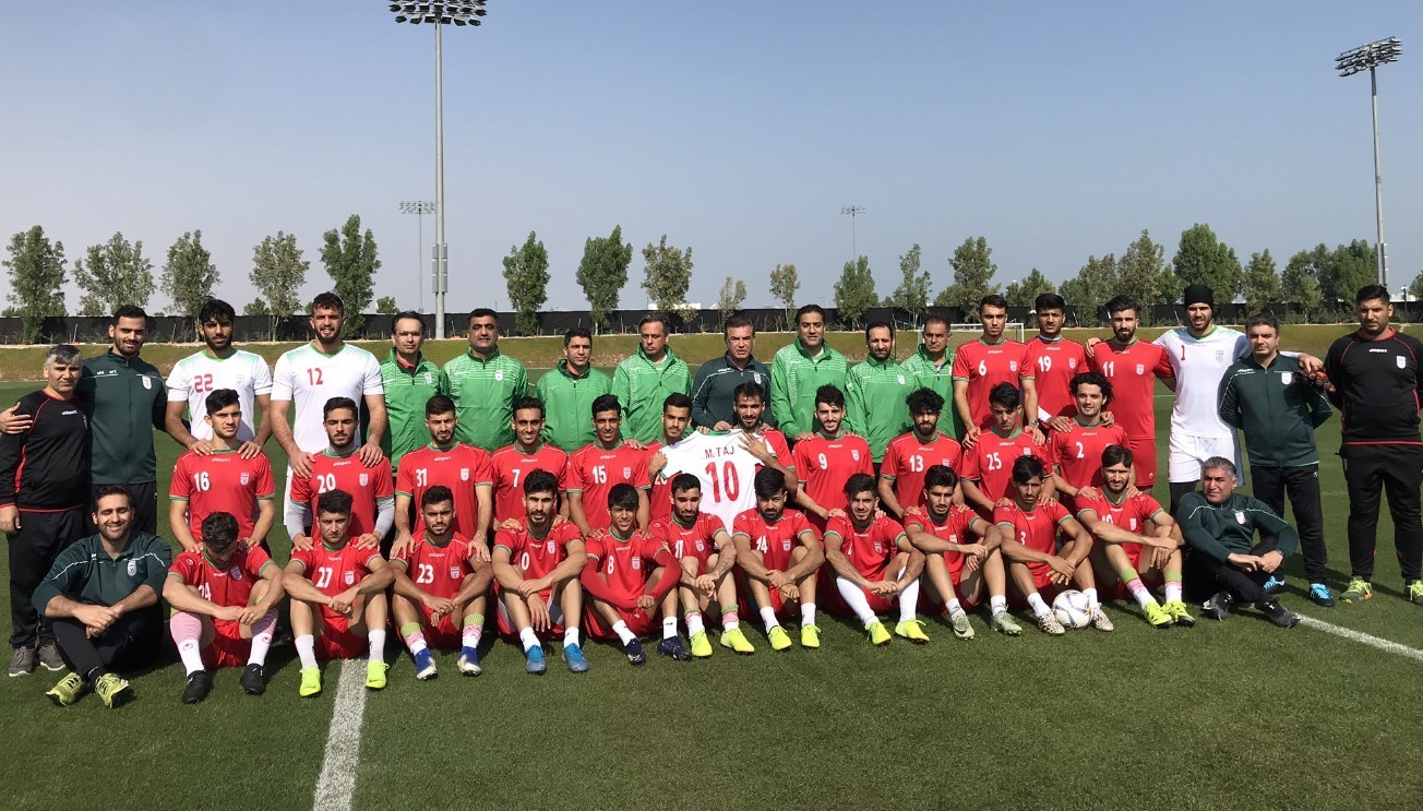 مهدی تاج , تیم فوتبال امید ایران ,