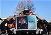 تشییع پیکر امیر سرتیپ دوم خلبان شهید محمدرضا رحمانی
