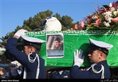 تشییع پیکر امیر سرتیپ دوم خلبان شهید محمدرضا رحمانی