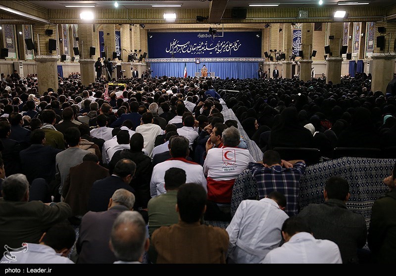 دیدار هزاران نفر از پرستاران با رهبر معظم انقلاب اسلامی