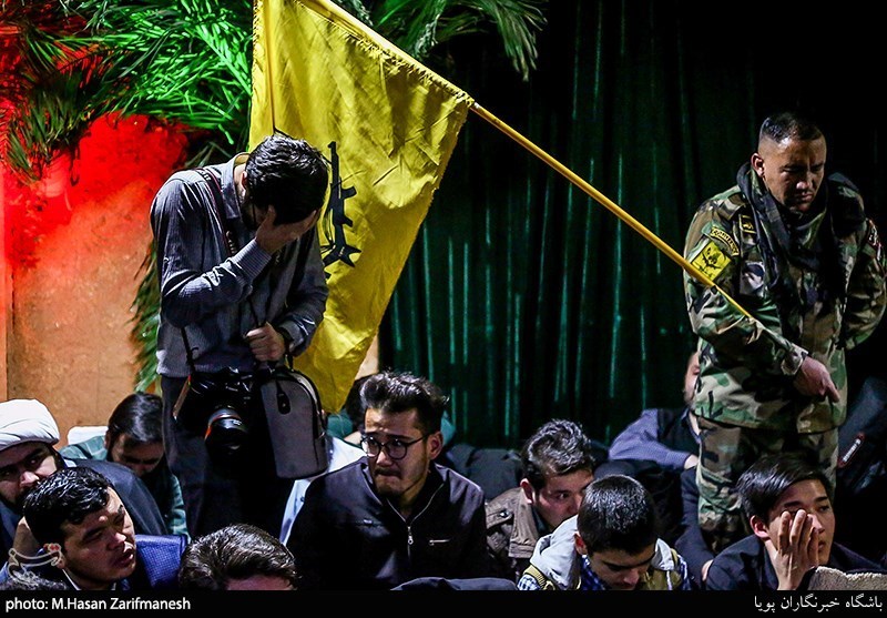 وداع با پیکر رزمنده مدافع حرم (محمدجعفر حسینی)